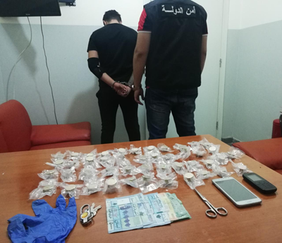 a patrol from the General Directorate of State Security arrested the Syrian (M.B.)