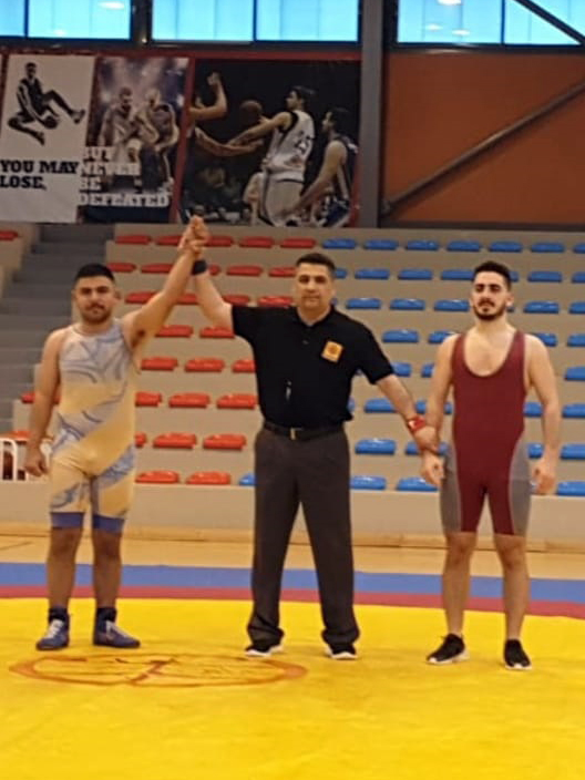 Private Ali Hammoud participated in the Lebanese Championship for Universities